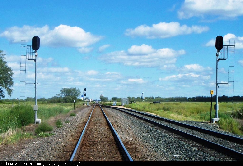 BNSF "East Koldok" BNSF Jamestown Sub. TWC/ABS.